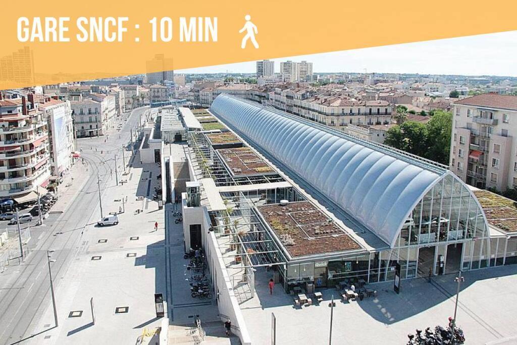 מונפלייה L'Ecucentre Avec Parking Inclu - 600M De La Place De La Comedie - Climatisation מראה חיצוני תמונה