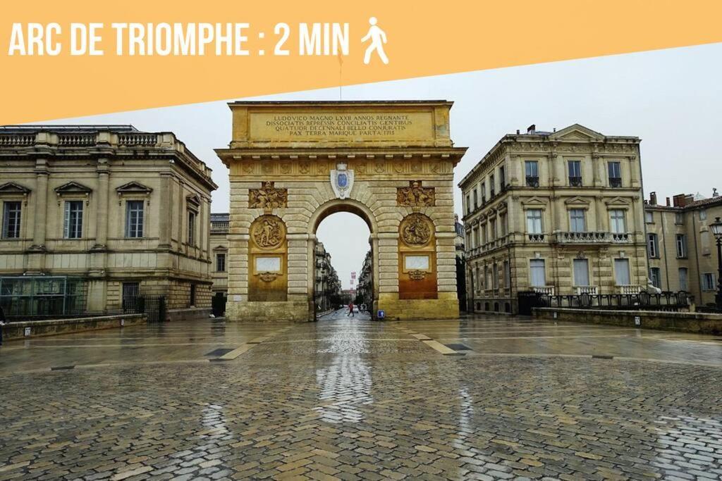 מונפלייה L'Ecucentre Avec Parking Inclu - 600M De La Place De La Comedie - Climatisation מראה חיצוני תמונה